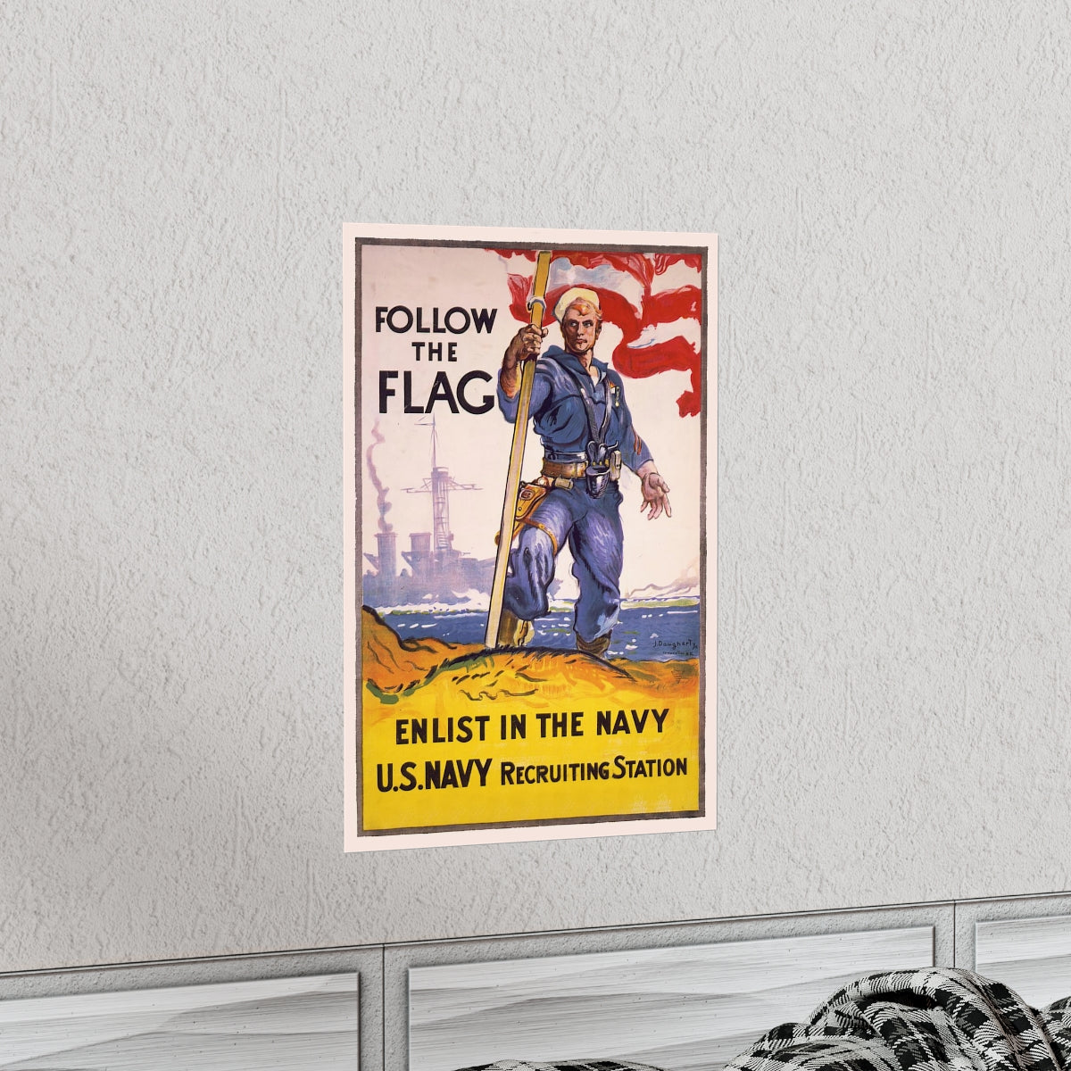 "Follow the Flag - Enlist in the Navy"