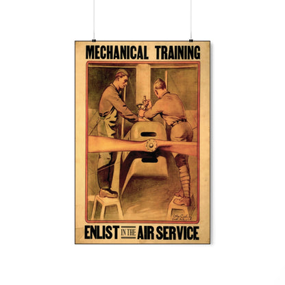 "Mechanical Training - Enlist in the Air Service"