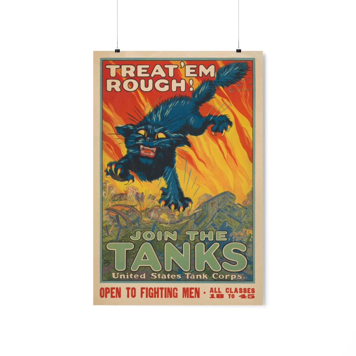 "Treat 'Em Rough! - Join the Tanks"