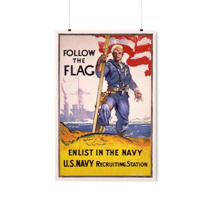 "Follow the Flag - Enlist in the Navy"