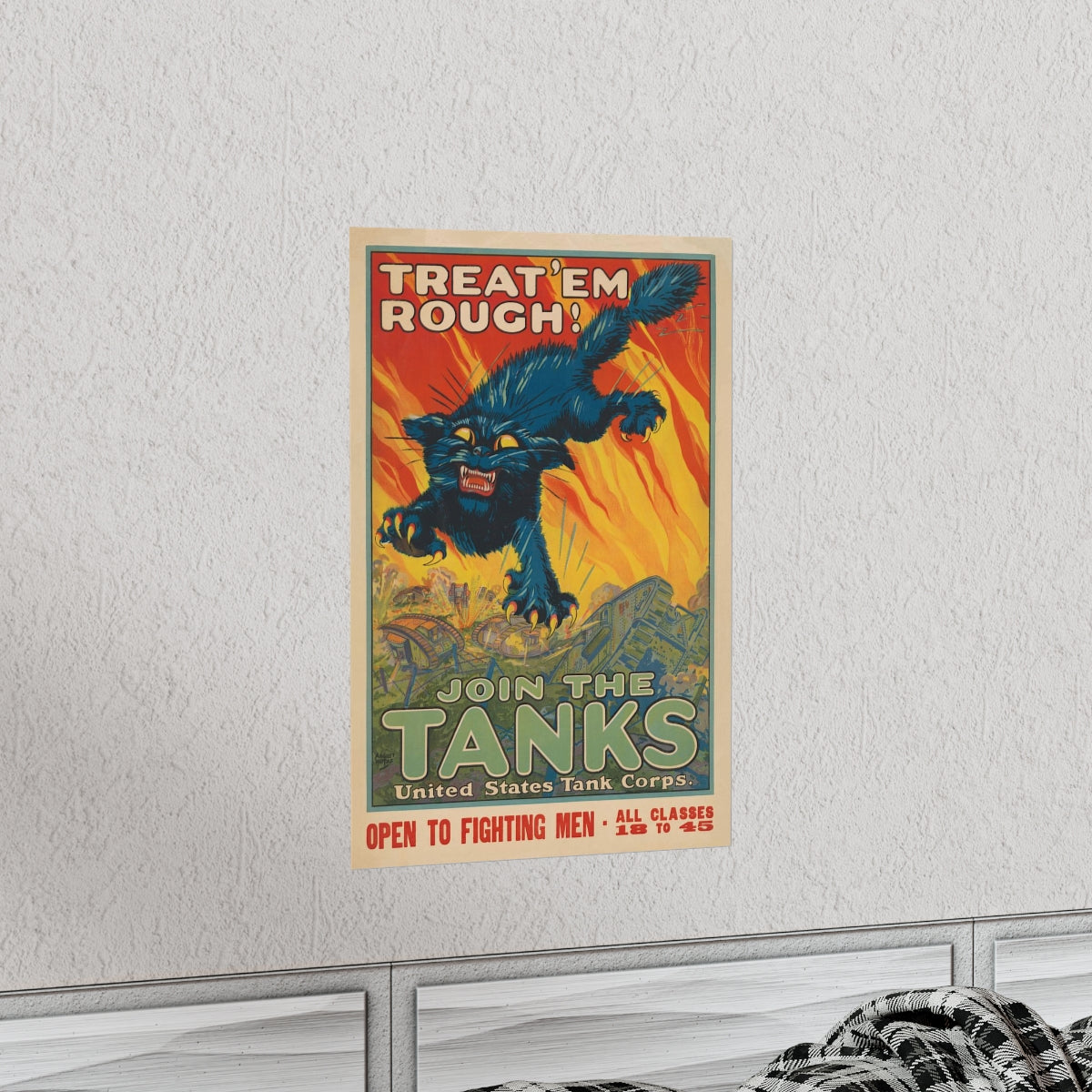 "Treat 'Em Rough! - Join the Tanks"