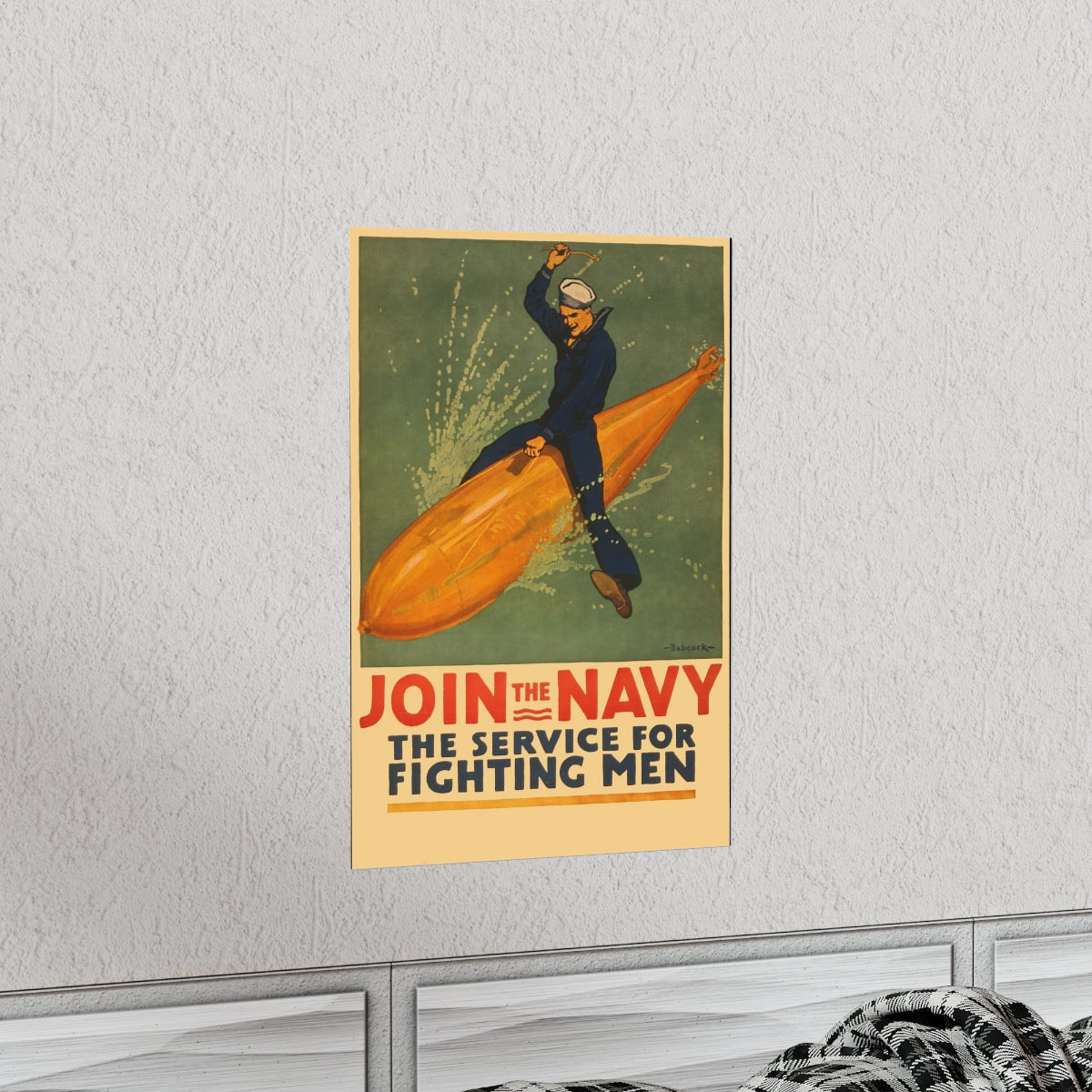 "Join the Navy - The Service for Fighting Men"