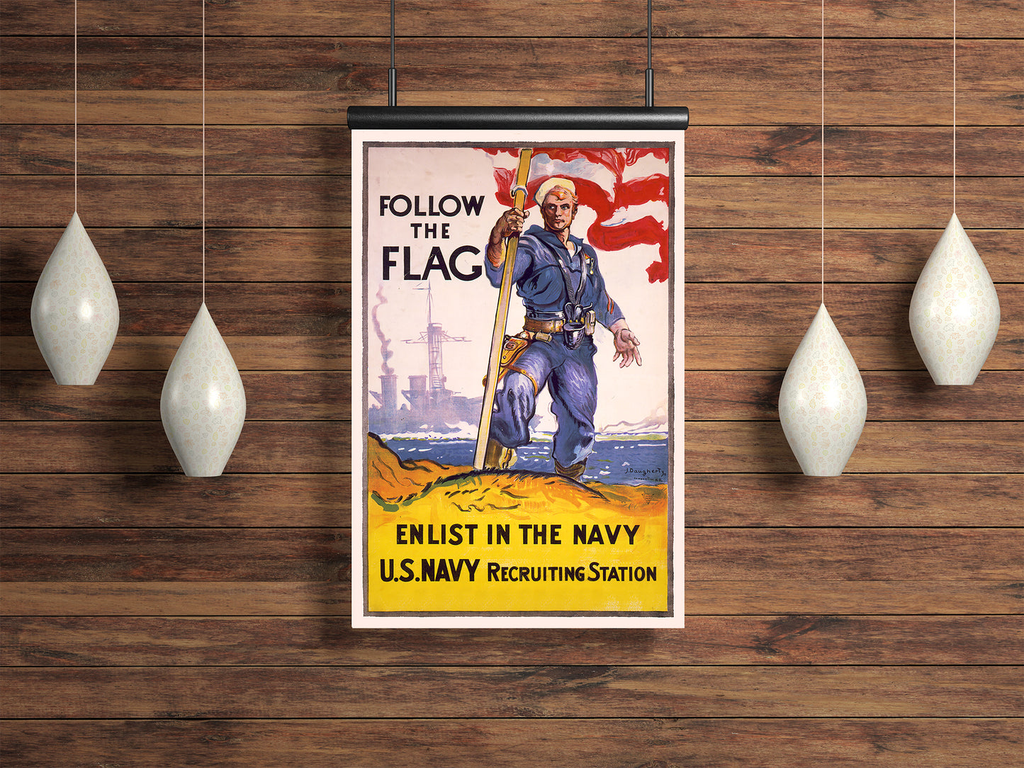 "Follow the Flag - Enlist in the Navy"