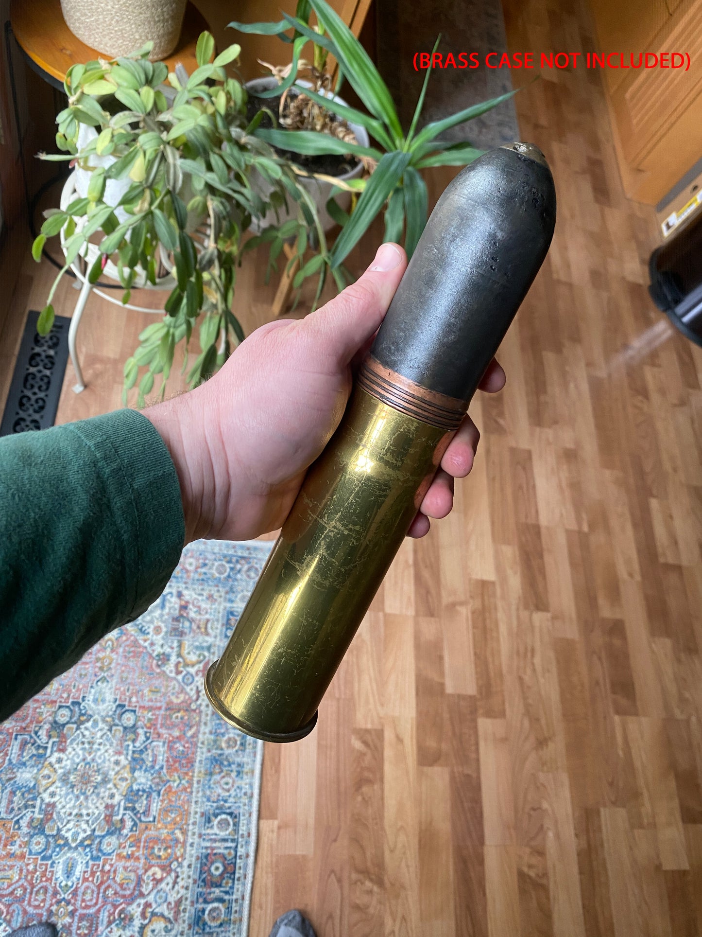 WW1 German 53mm/5.3cm Gruson Projectile - Museum Quality Replica