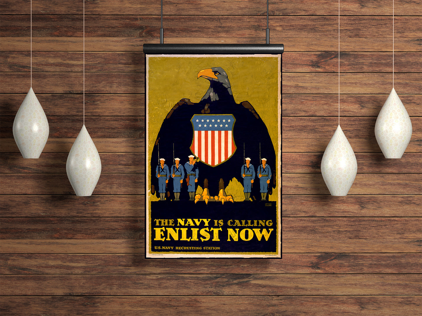 "The Navy is Calling - ENLIST NOW"