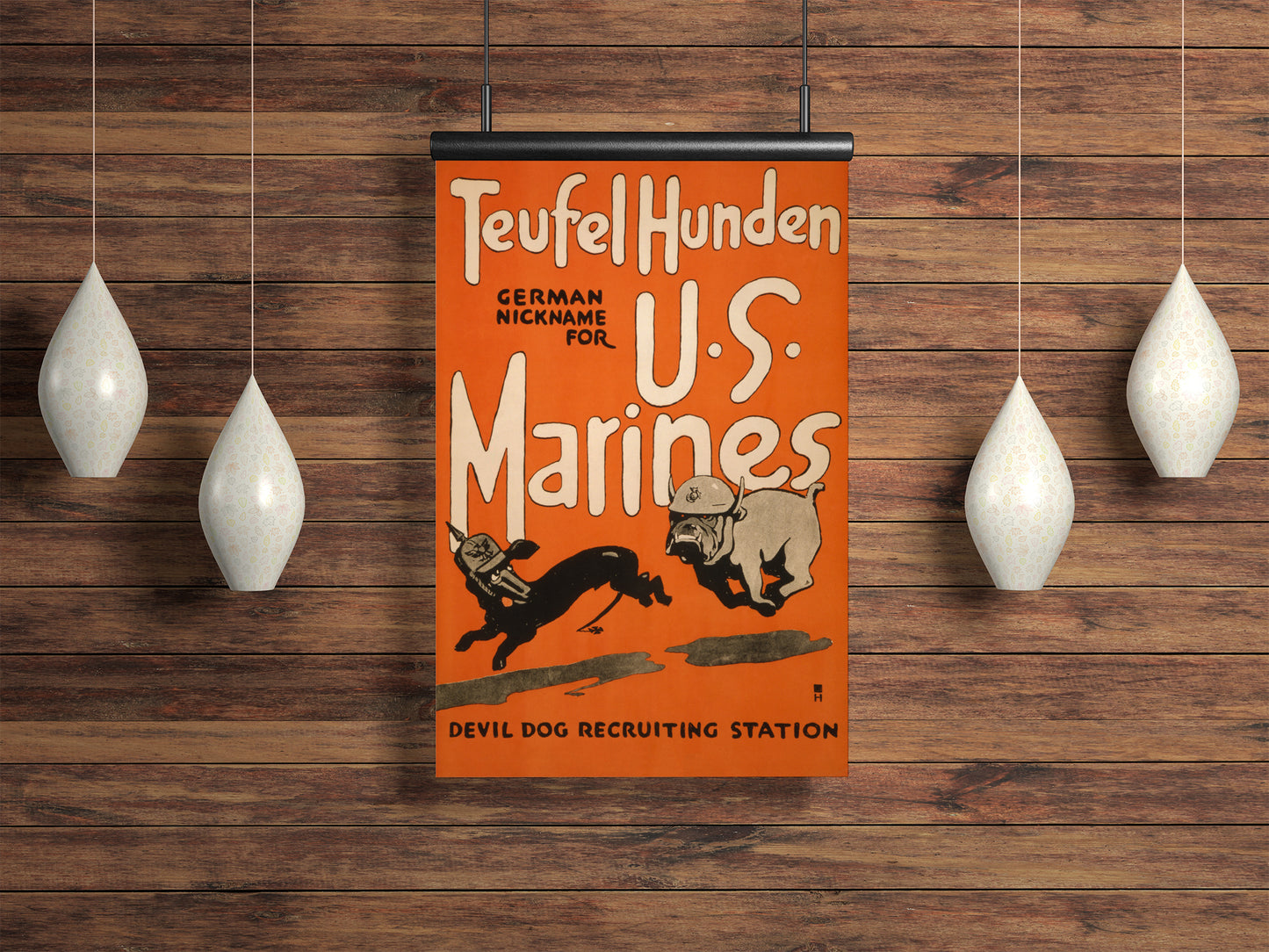 "Teufel Hunden = U.S. Marines"