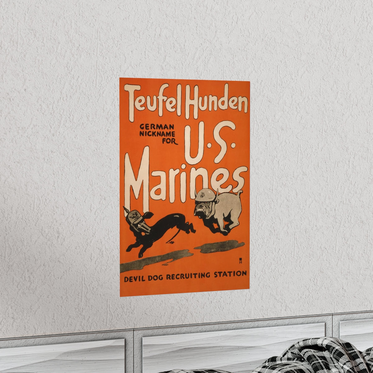 "Teufel Hunden = U.S. Marines"