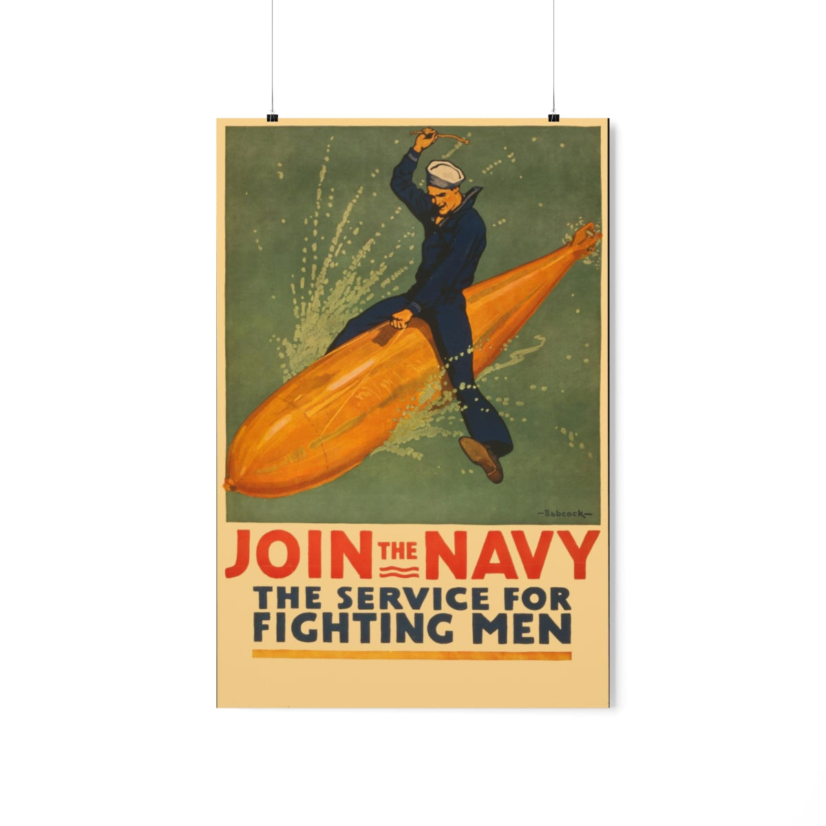 "Join the Navy - The Service for Fighting Men"