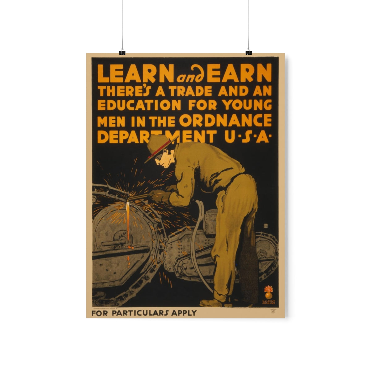 "Learn and Earn - US Ordnance Department"