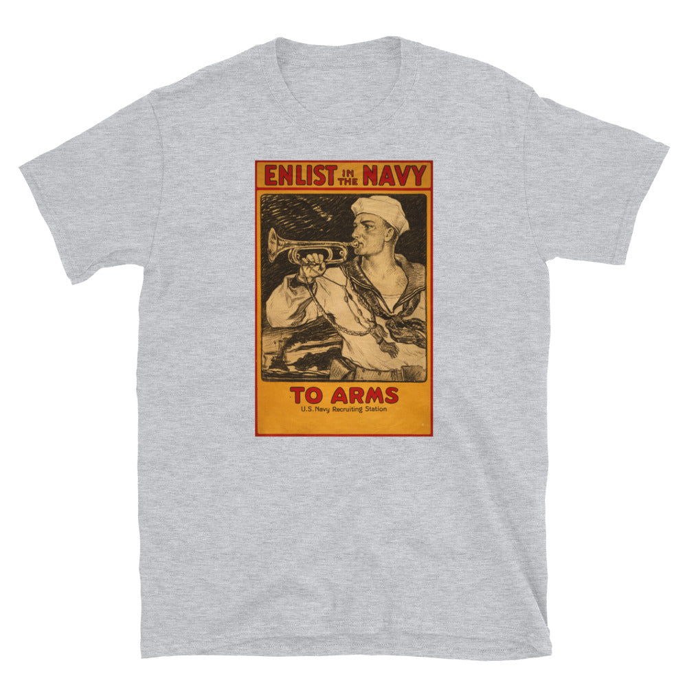 "Enlist in the Navy" WWI Poster T-shirt