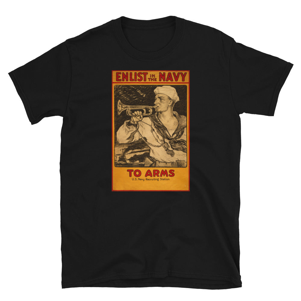 "Enlist in the Navy" WWI Poster T-shirt