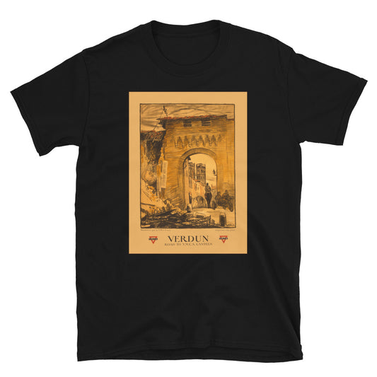 "VERDUN - Road to YMCA Canteen" WWI Poster T-shirt