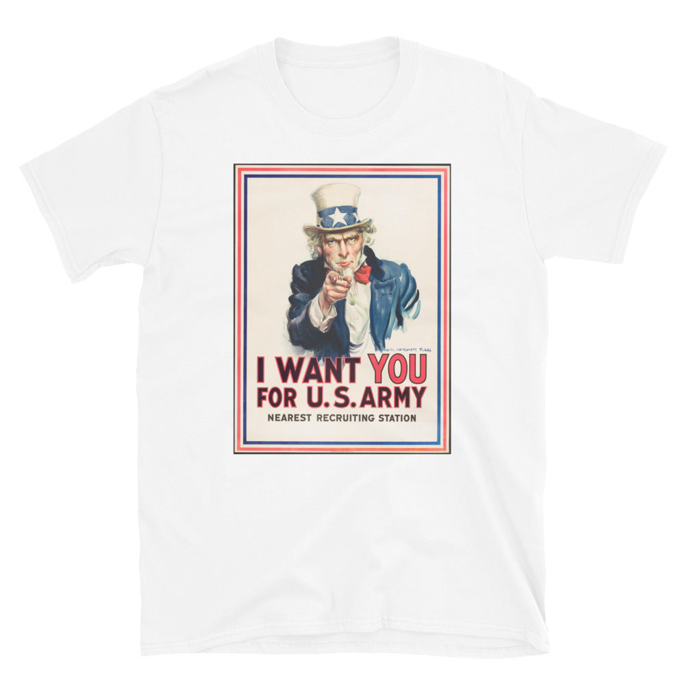 "I Want YOU - For U.S. Army" WWI Poster T-shirt